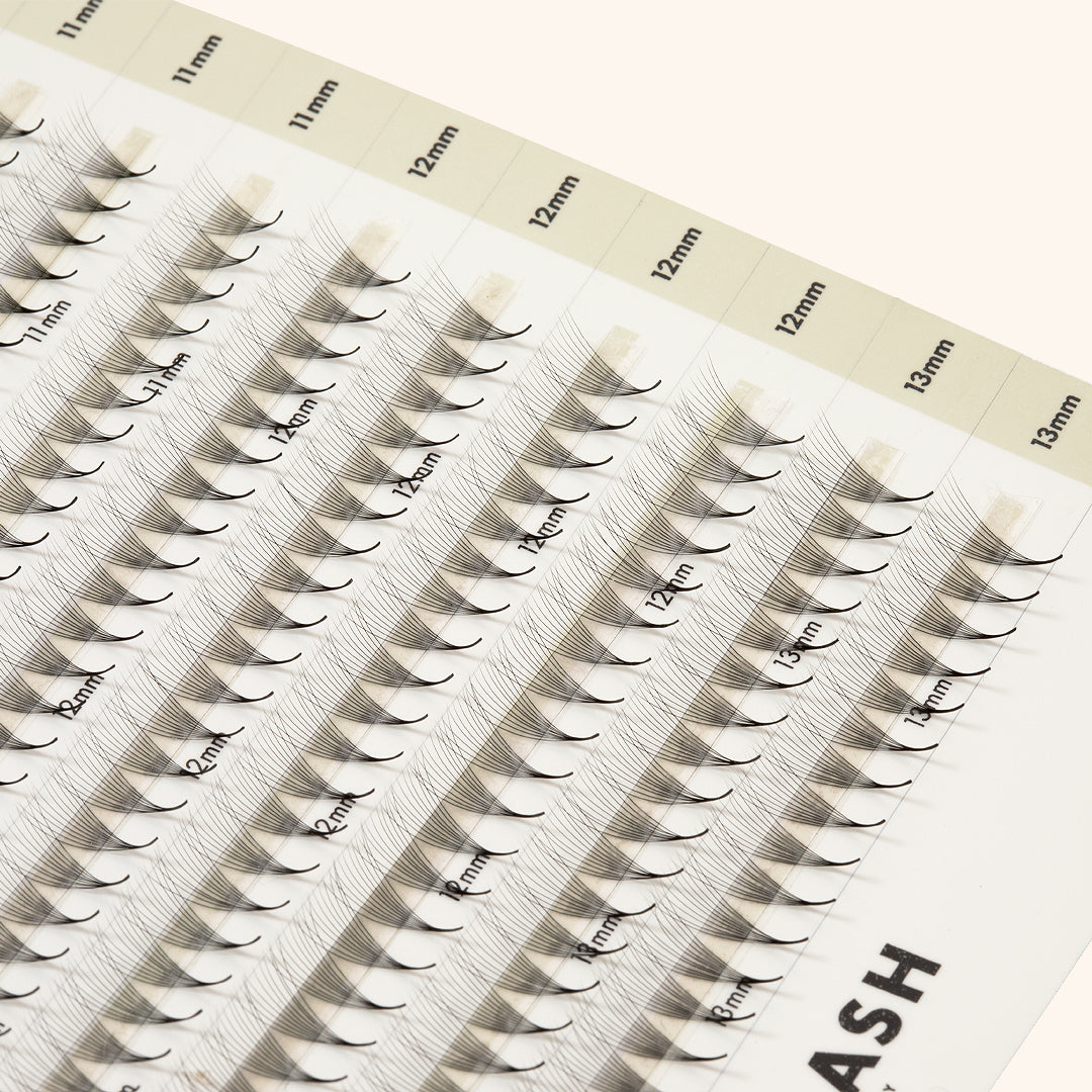 Best Narrow Premade Lash Fans Mayfair 10D 0.03 640 fans - Mixed Lengths, Best Eyelash Extensions Narrow Premade Lash Fans