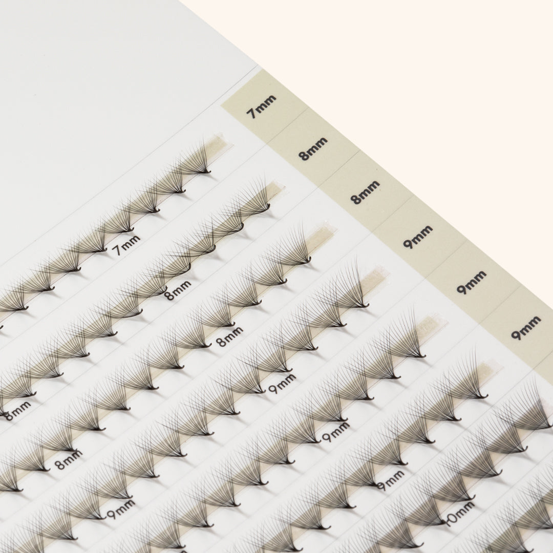 Best Narrow Premade Lash Fans Mayfair 16D 0.03 500 fans - Mixed Lengths, Best Eyelash Extensions Narrow Premade Lash Fans