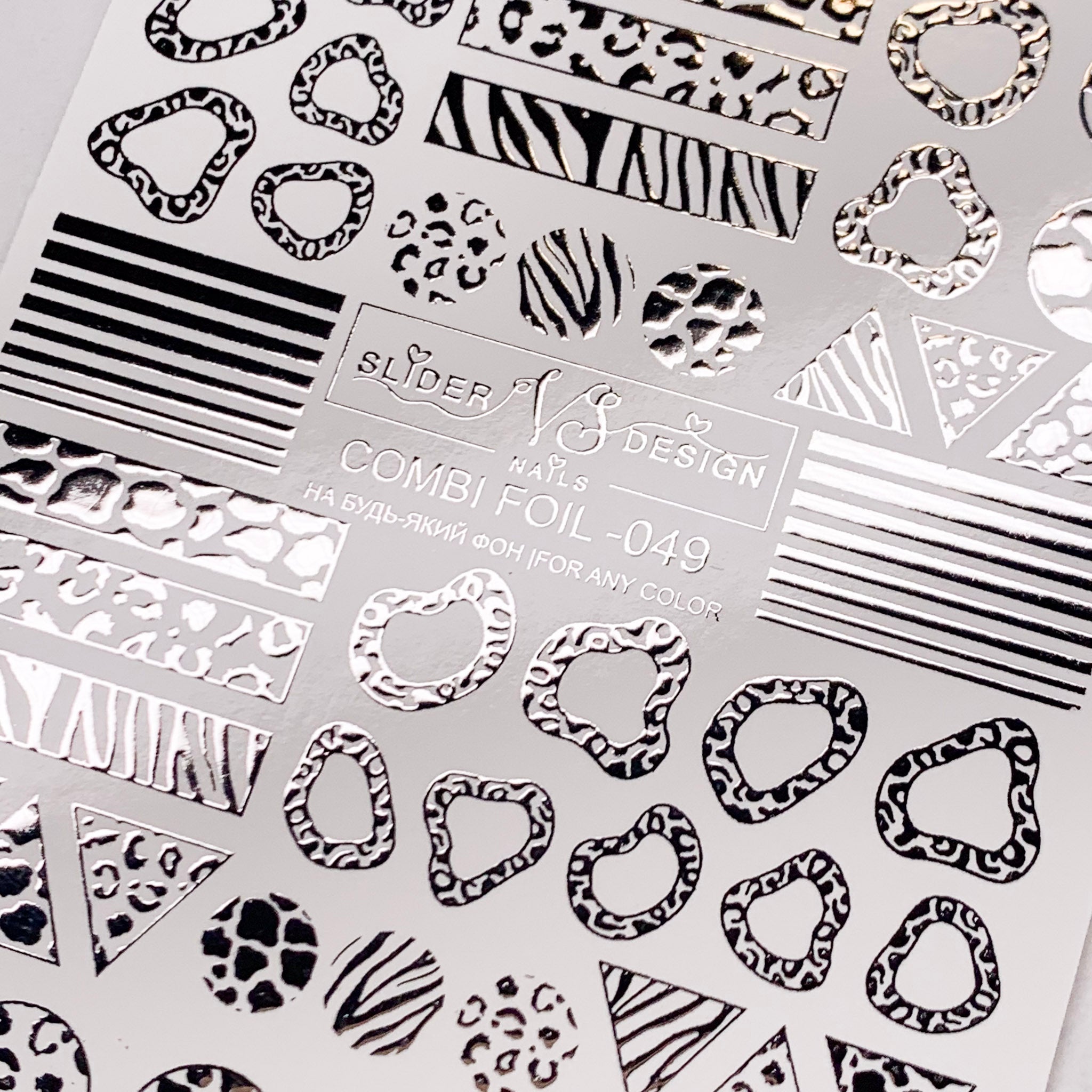 VS combi foil 049 nail sliders in UK from miss dolla