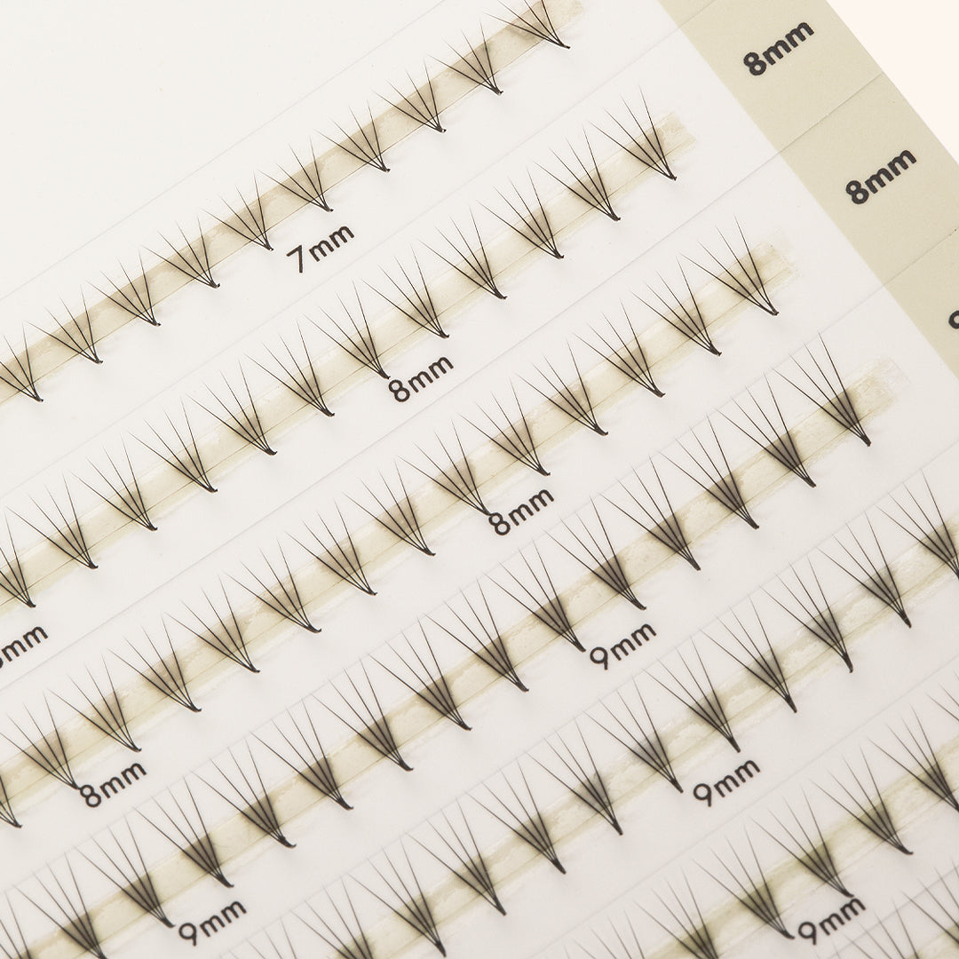 Best Narrow Premade Lash Fans Mayfair 4D 0.07 600 fans - Mixed Lengths, Best Eyelash Extensions Narrow Premade Lash Fans