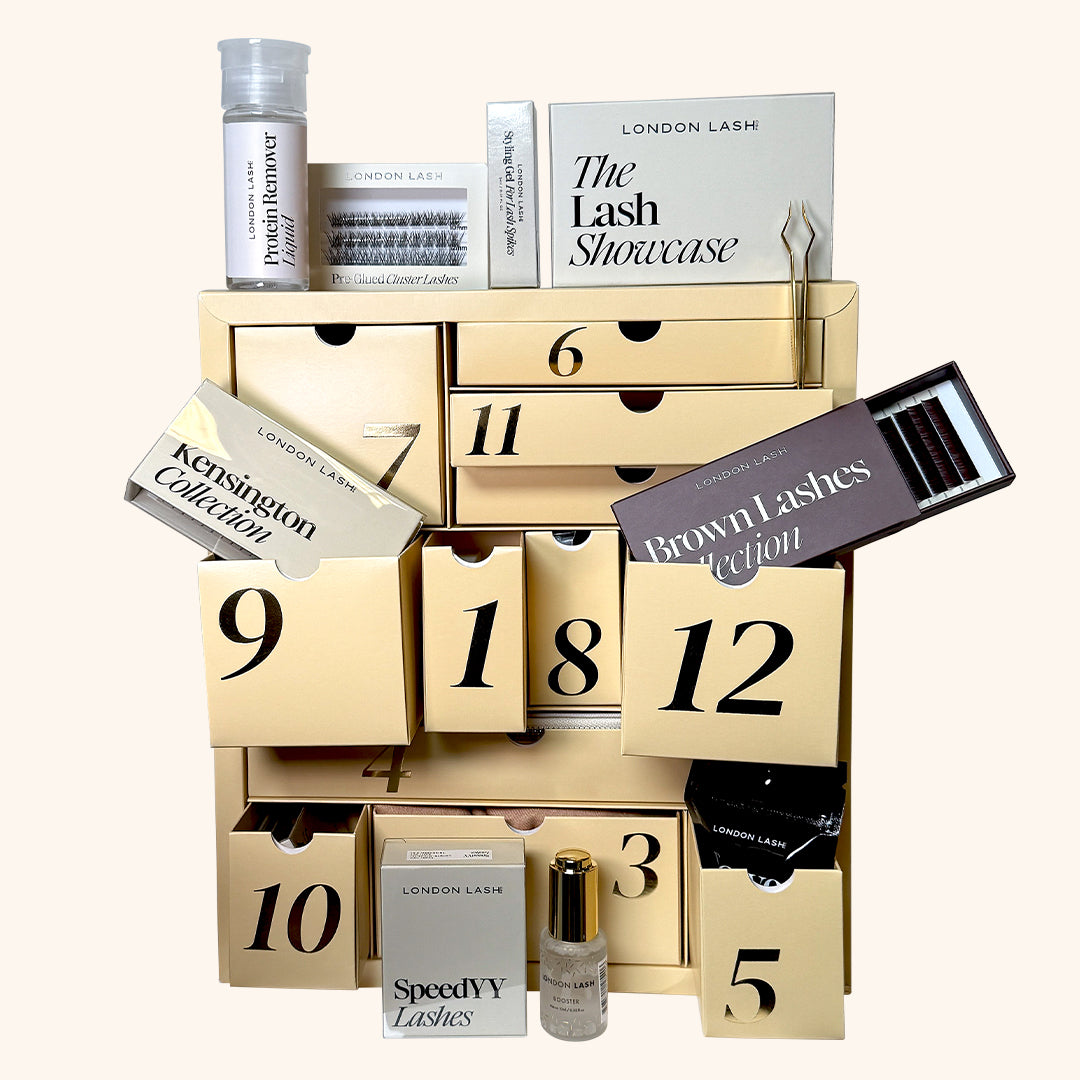 lash extensions Christmas calendar