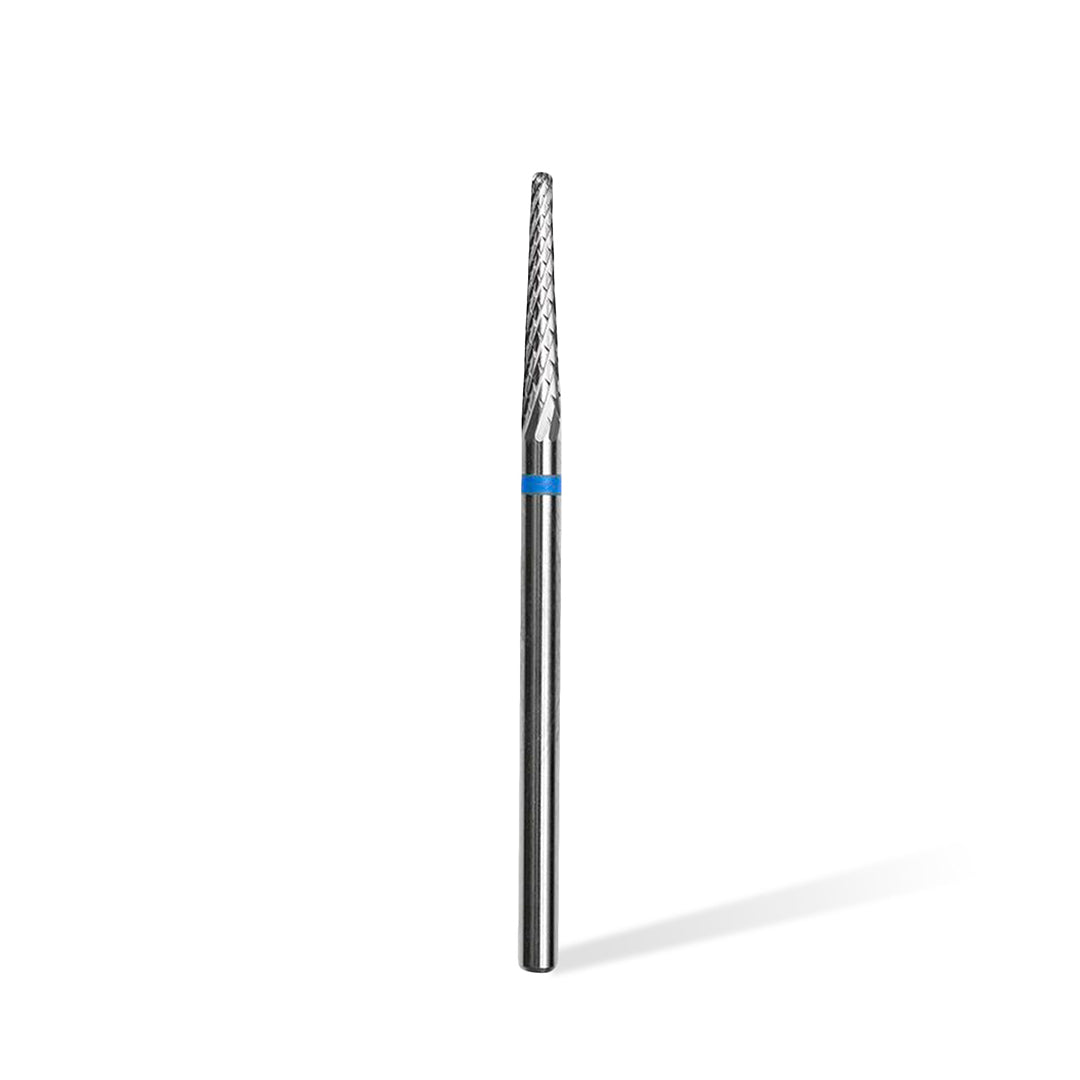 Staleks Carbide 'Cone' Blue Nail Drill Bit, head diameter 2.3mm / working part 14mm