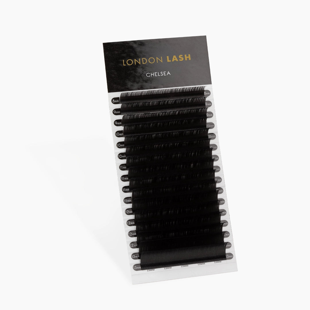 London Lash Chelsea 0.10 strip of lashes on a white background