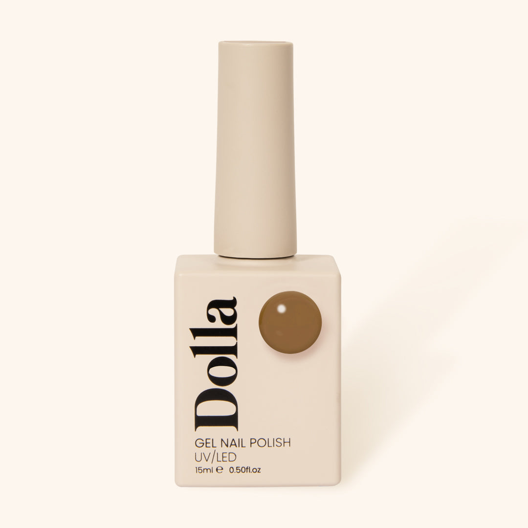 &quot;Iced Latte&quot; gel nail polish