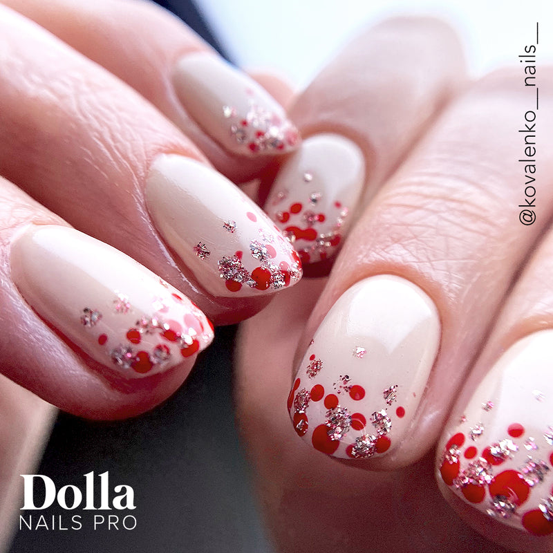 Nails painted with Laid Bare gel nail polish