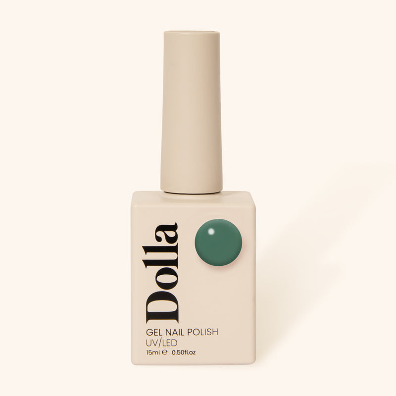Misty Moss gel nail polish bottle 