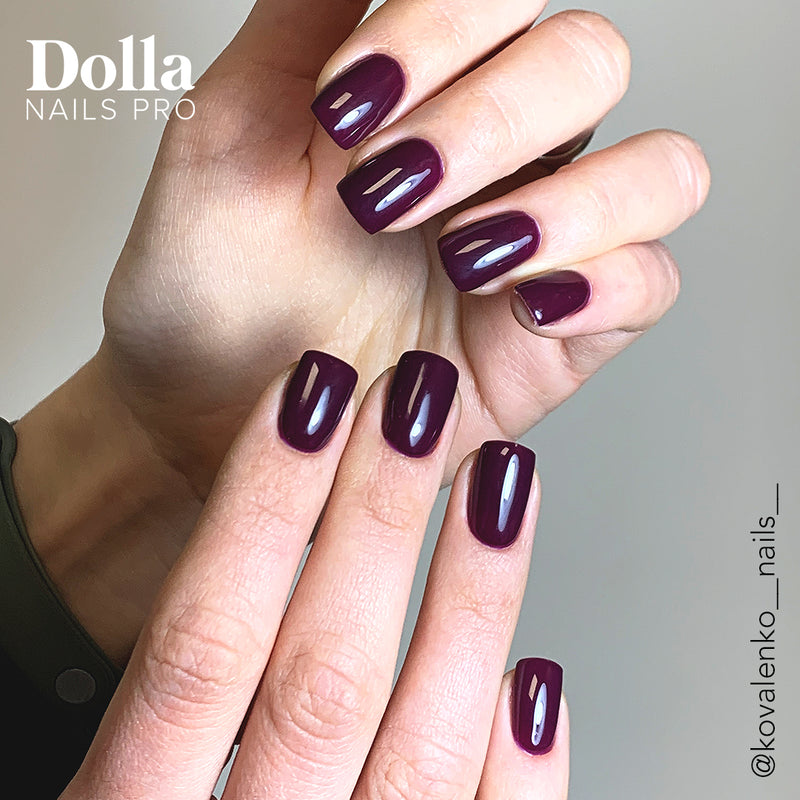 Nails painted with Dolla's Savage gel nail polish