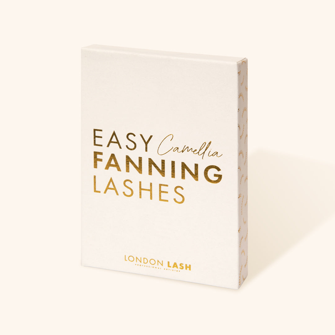 Lash box of Camellia Easy Fanning volumen lashes 0.03