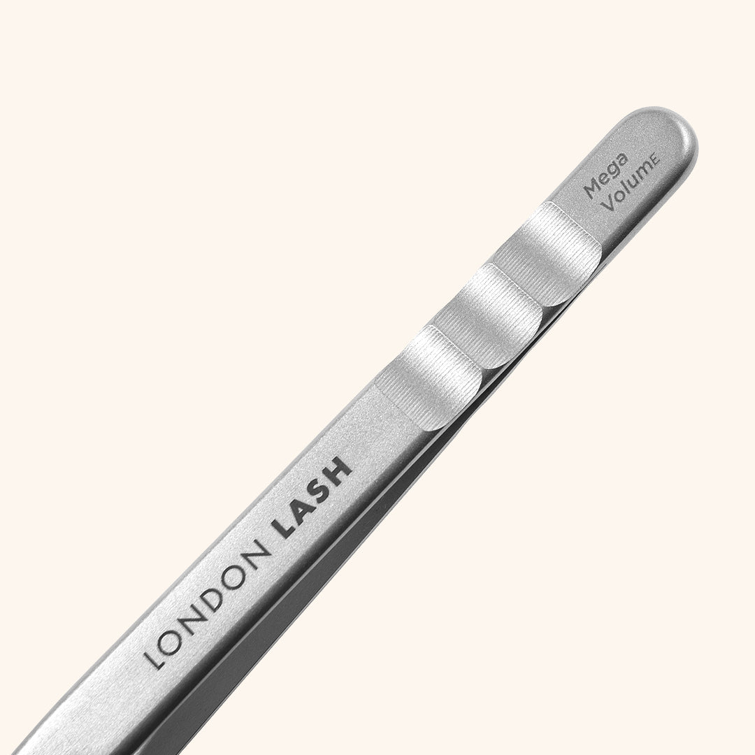 Staleks x London Mega volume lash tweezers for volume lash extensions