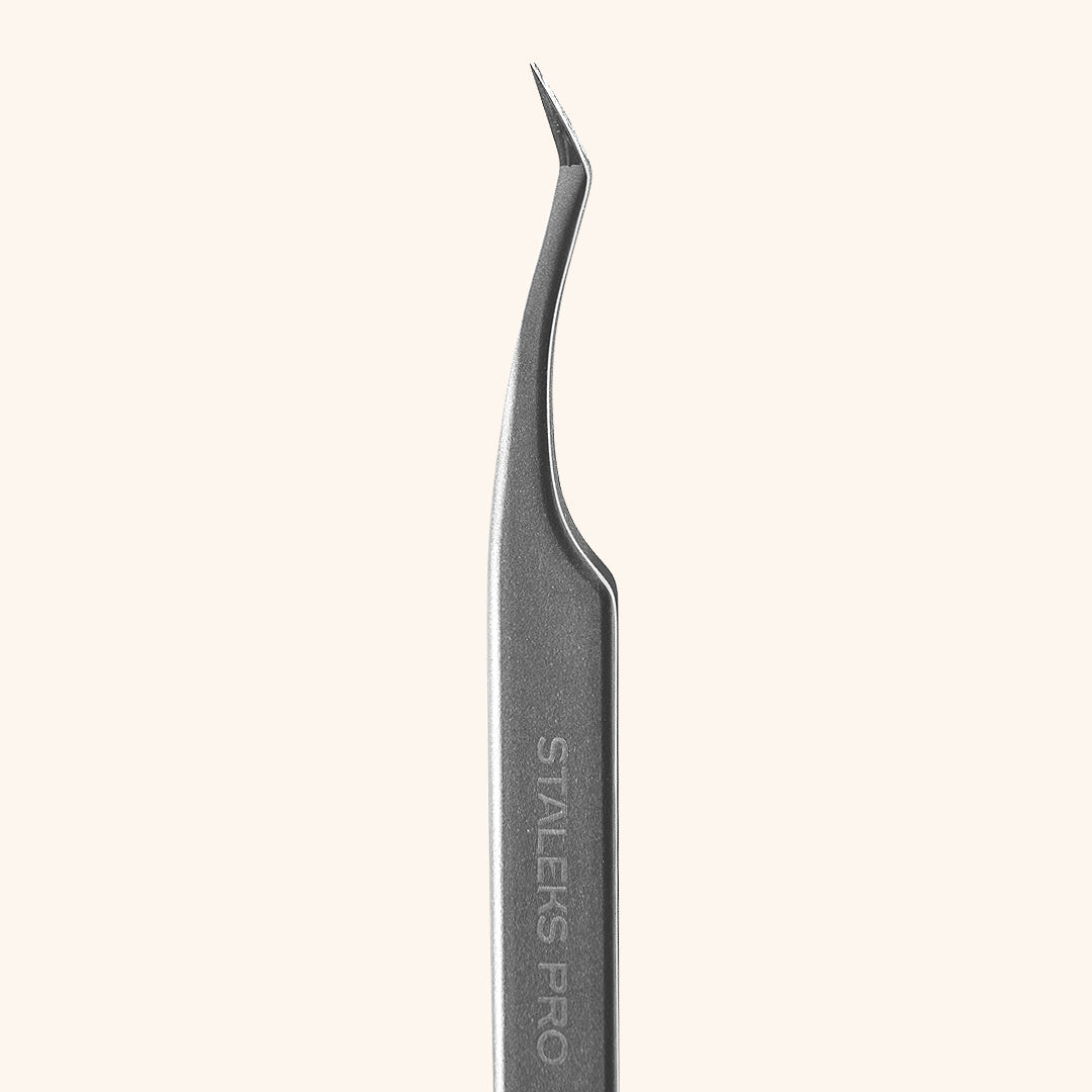 L-Shape eyelash extension tweezers