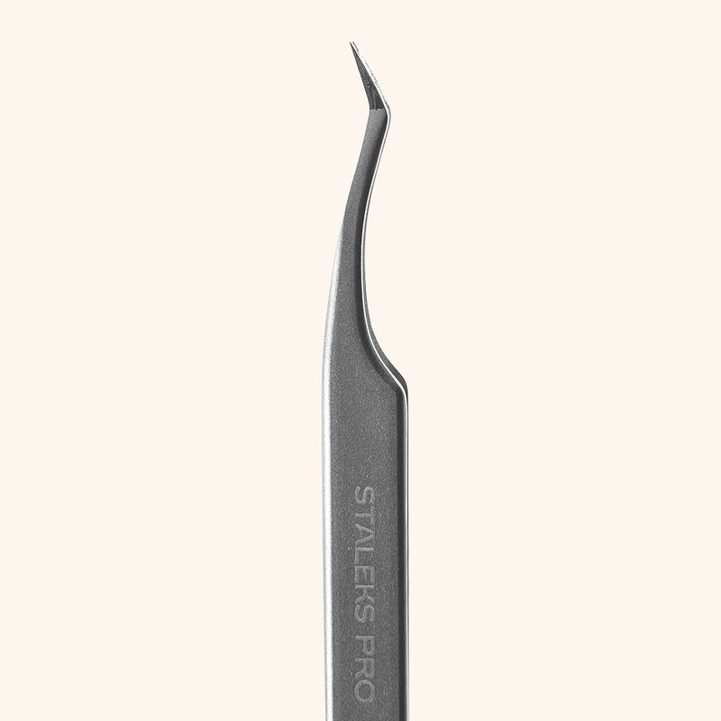 L-Shape eyelash extension tweezers