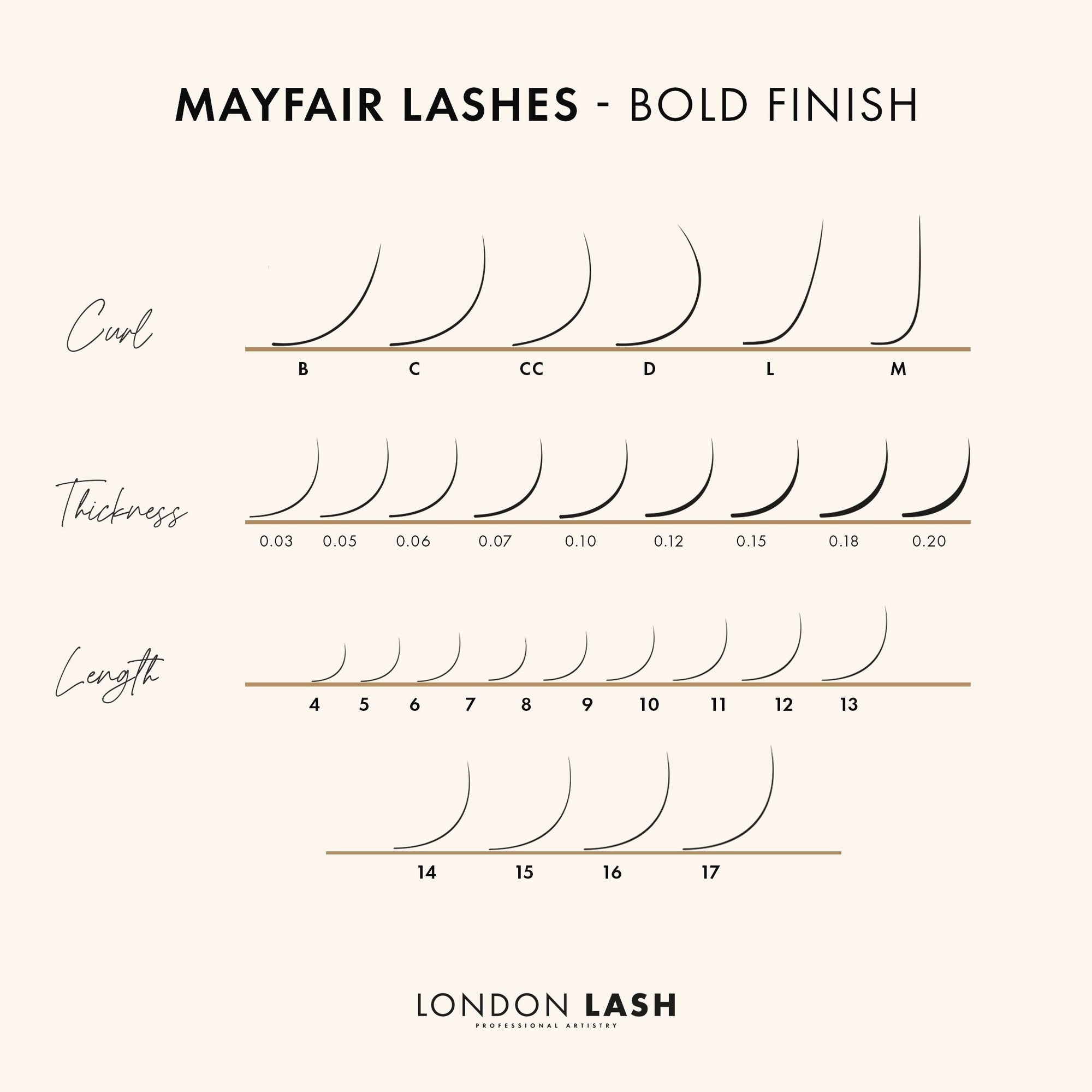 Black Brown Faux Mink Mayfair Lashes 0.05 | Professional Eyelash Extensions at London Lash Australia