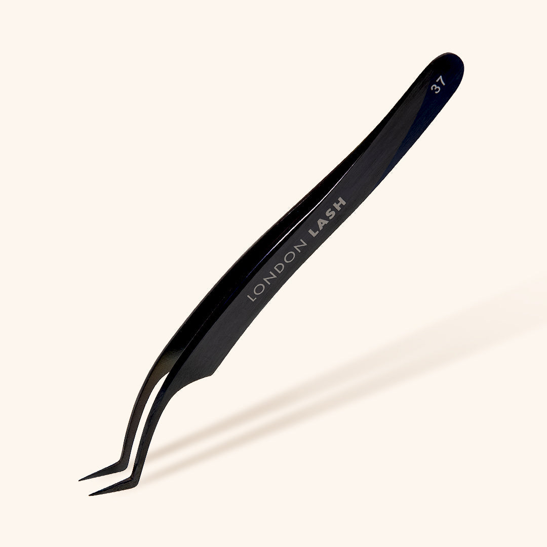 Wide Tip Mega Volume Tweezer, Black, London Lash Australia