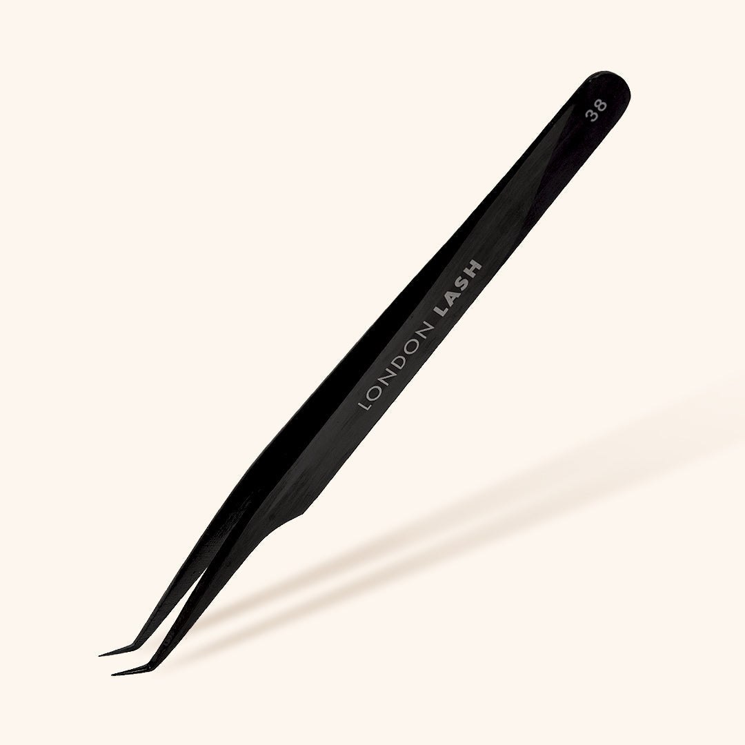 Long Slim Mega Volume Tweezer, Black, London Lash Australia