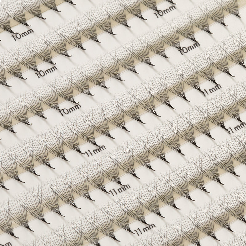 Best Narrow Premade Lash Fans Mayfair 12D 0.03 640 fans - Mixed Lengths, Best Eyelash Extensions Narrow Premade Lash Fans