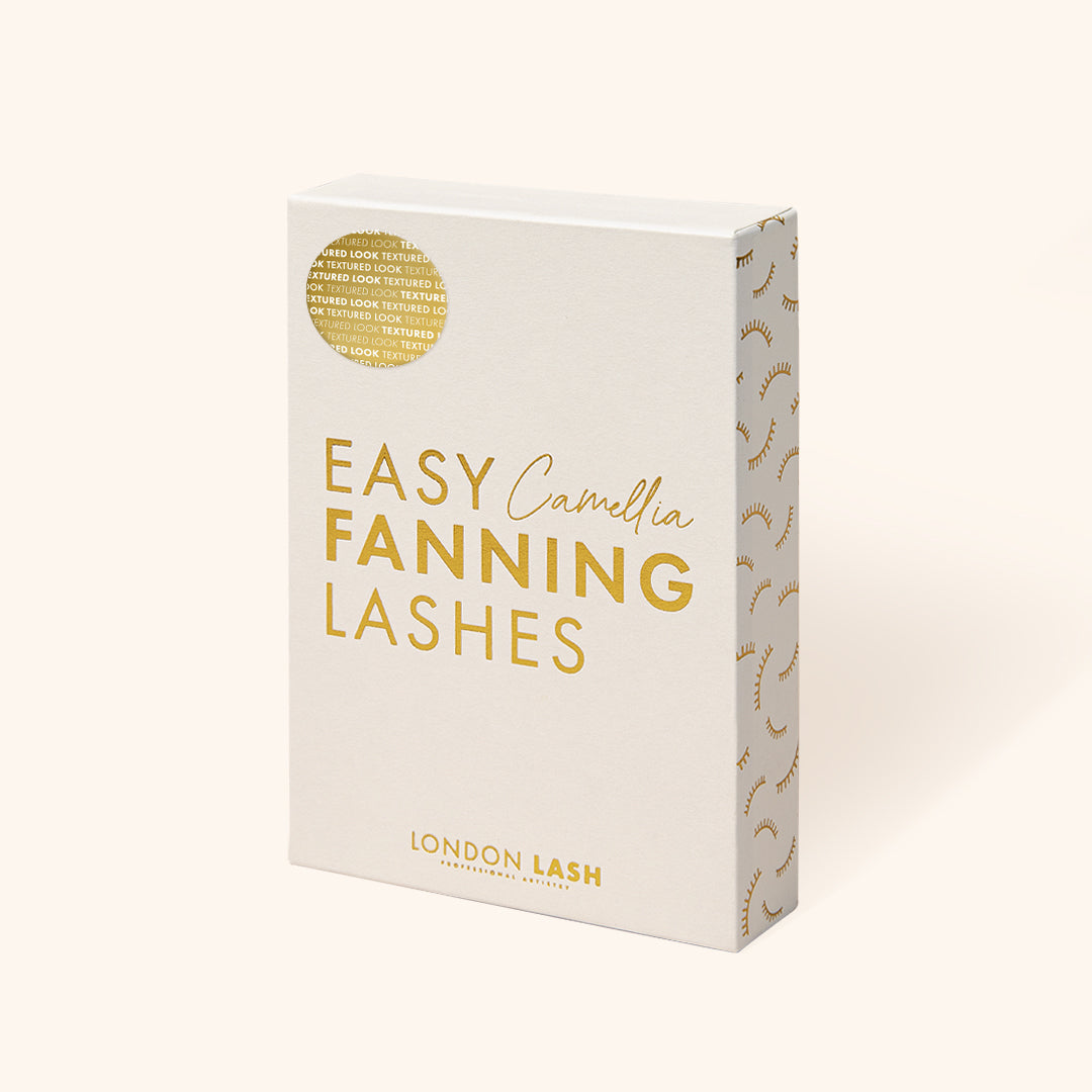 BOX OF CAMELLIA LASHES - TEXTURED EASY FANNING MEGA VOLUME LASHES 0.05, LONDON LASH AUSTRALIA