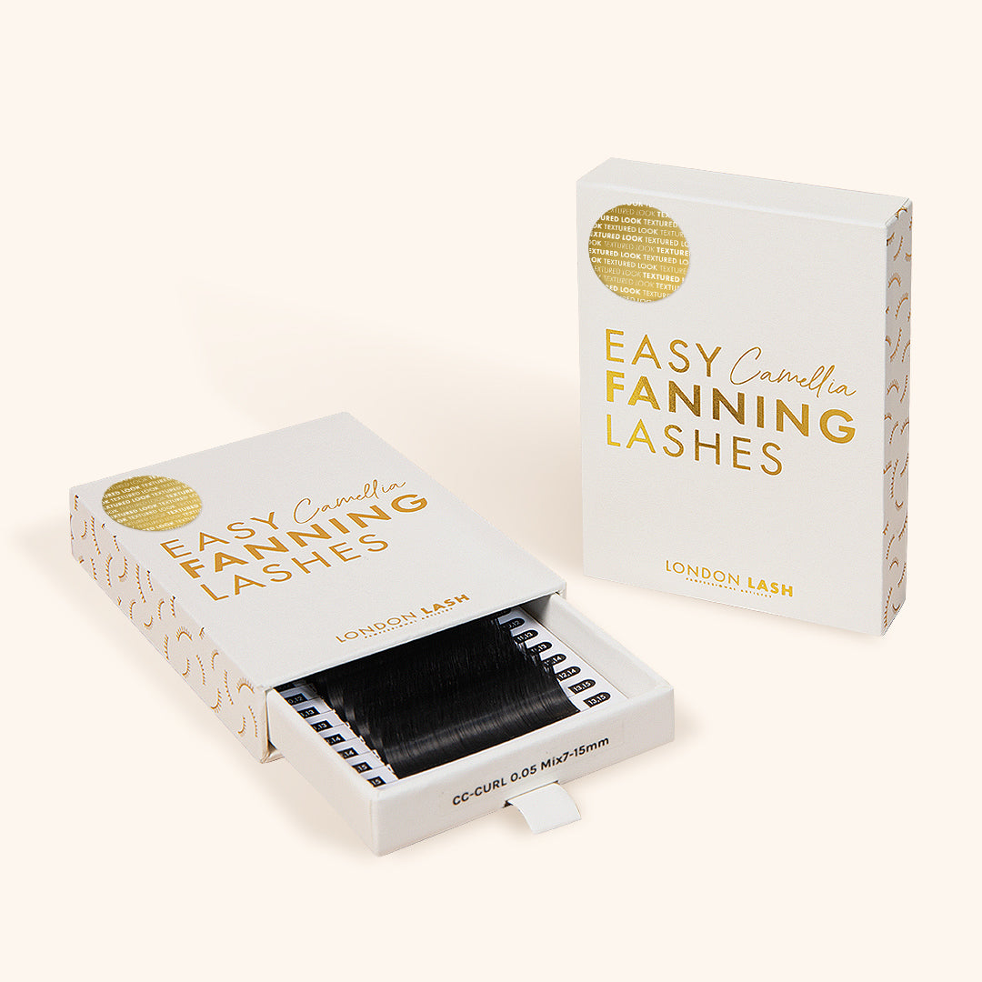 2 BOXES OF CAMELLIA LASHES - TEXTURED EASY FANNING MEGA VOLUME LASHES 0.05, LONDON LASH AUSTRALIA