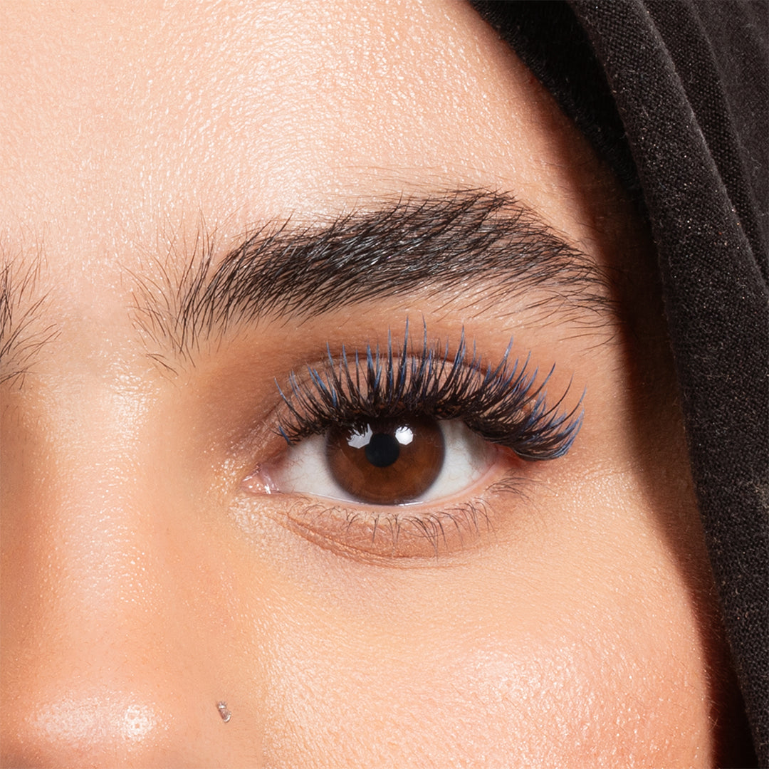 Model wearing Ombre Eyelash Extensions