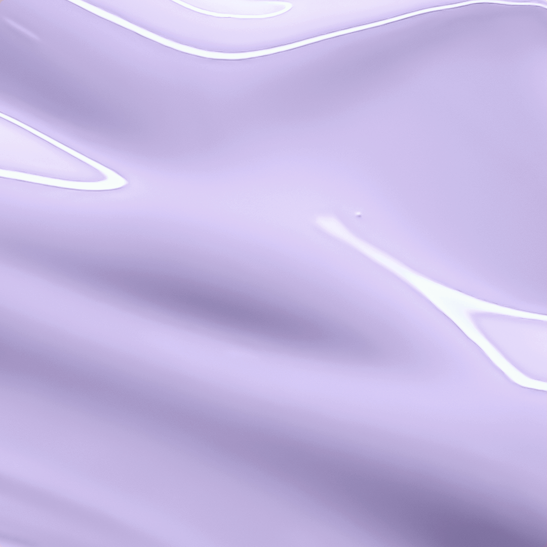 Swatch of "Lilac Dreams / Pillow Talk" gel nail polish tone