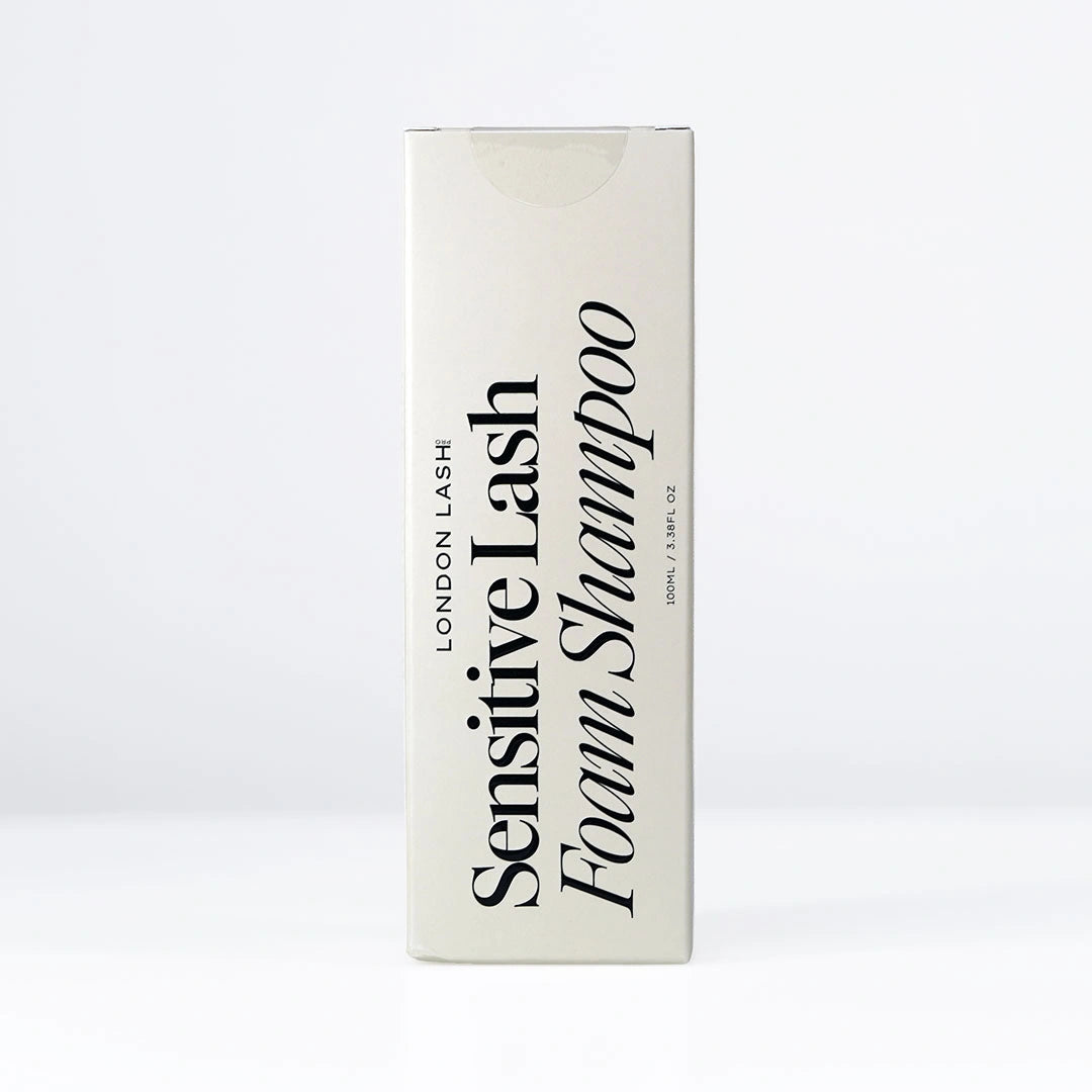 London Lash Sensitive Lash Shampoo packaging
