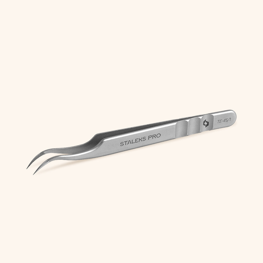 Curved Fiber Tip Volume Eyelash Extensions Tweezers - LIMITED EDITION