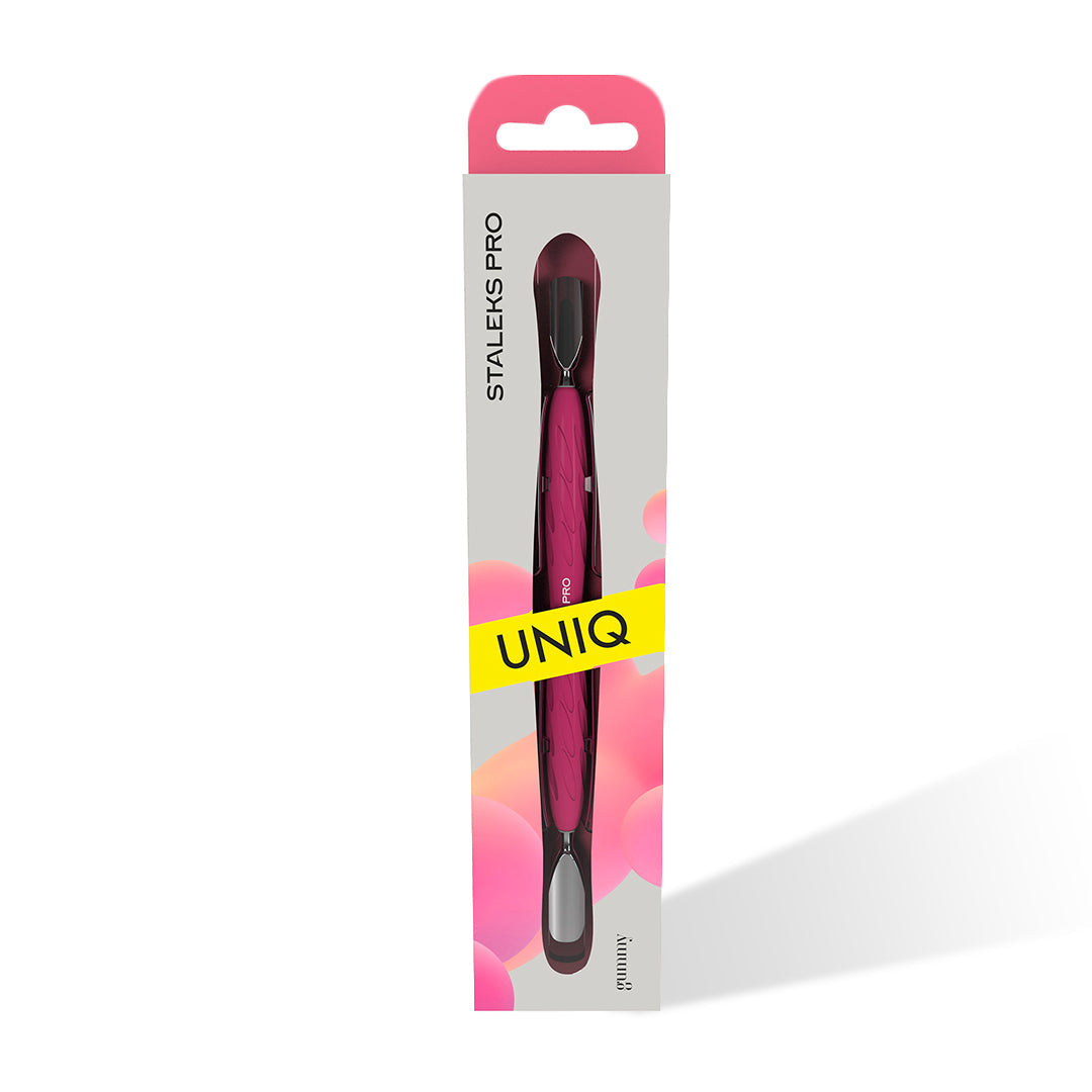 Staleks Gummy Manicure Rounded Wide & Narrow Pusher UNIQ 10 TYPE 1