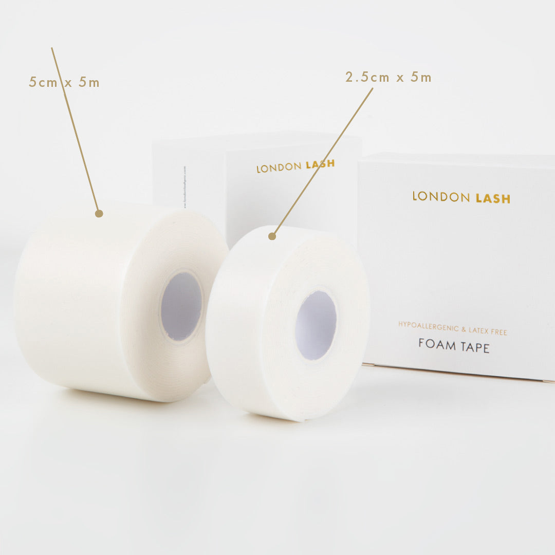 Foam lash tape for eyelash extensions