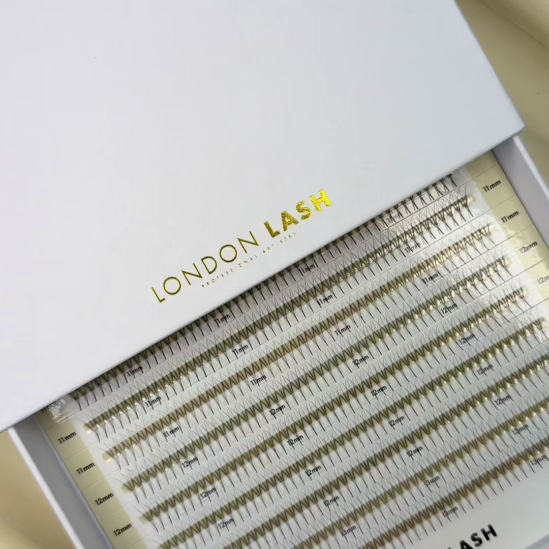 Best Premade Lash Fans Mayfair 3D 0.07 1000 fans - Mixed Lengths, Best Premade Eyelash Extensions