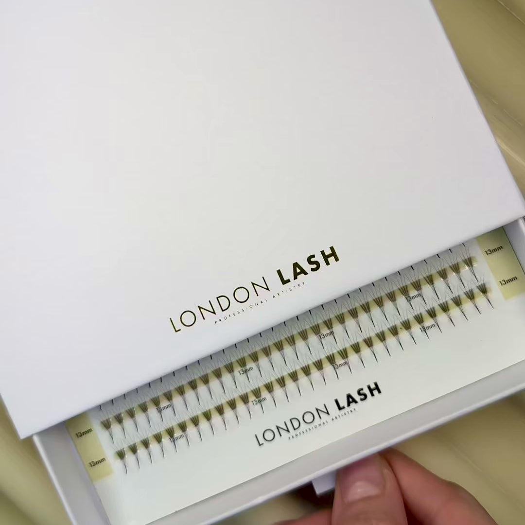 Best Premade Lash Fans Mayfair 4D 0.07 600 fans - Mixed Lengths, Best Premade Eyelash Extensions