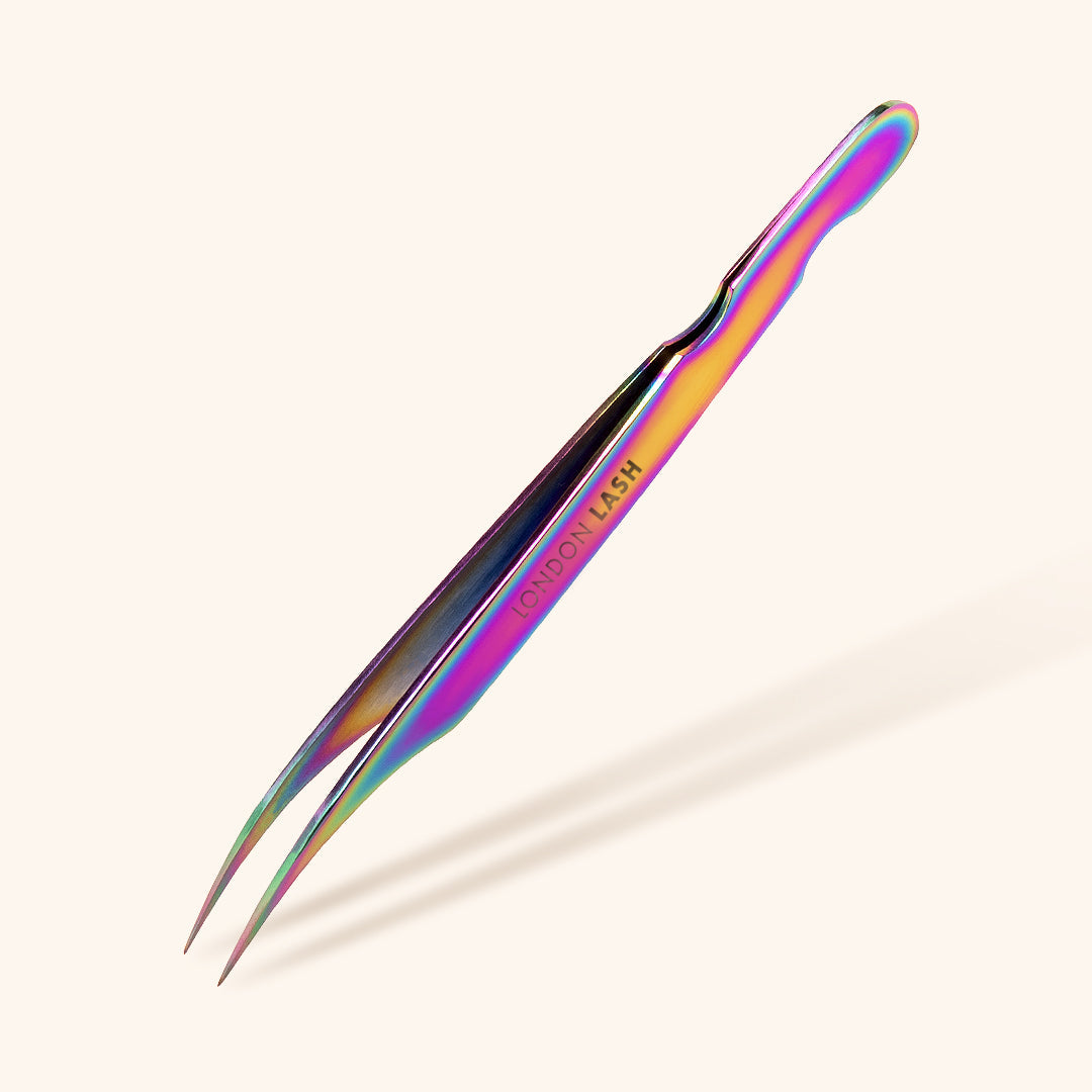 Multicolour Angled Isolation Eyelash Extensions Tweezer