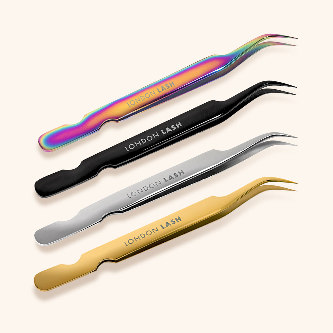 Curved Isolation Eyelash Extensions Tweezers, London Lash Australia