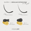 Matt Flat Lashes (Ellipse / Cashmere) 0.25 | Professional Eyelash Extensions at London Lash Pro