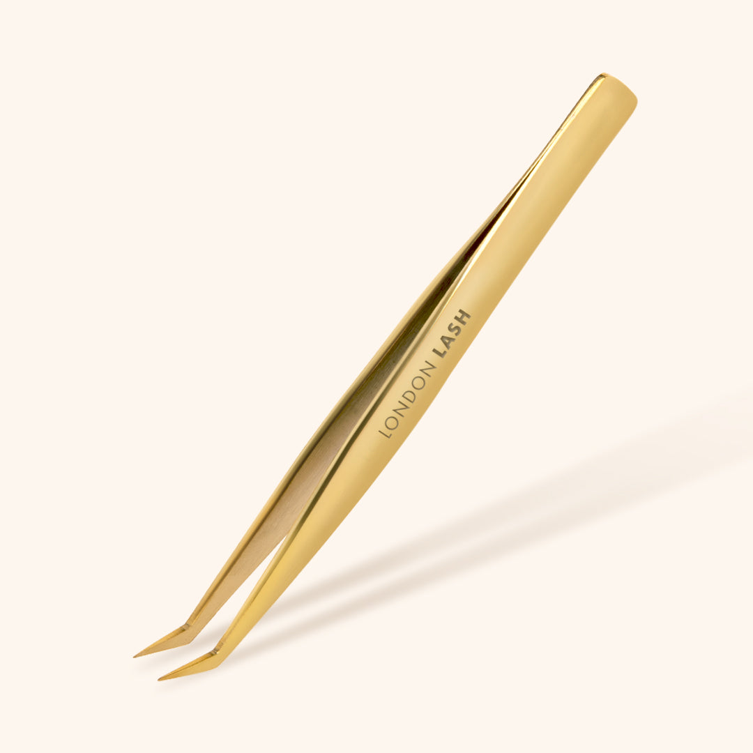 Gold Fine Tip Volume Eyelash Extensions Tweezer