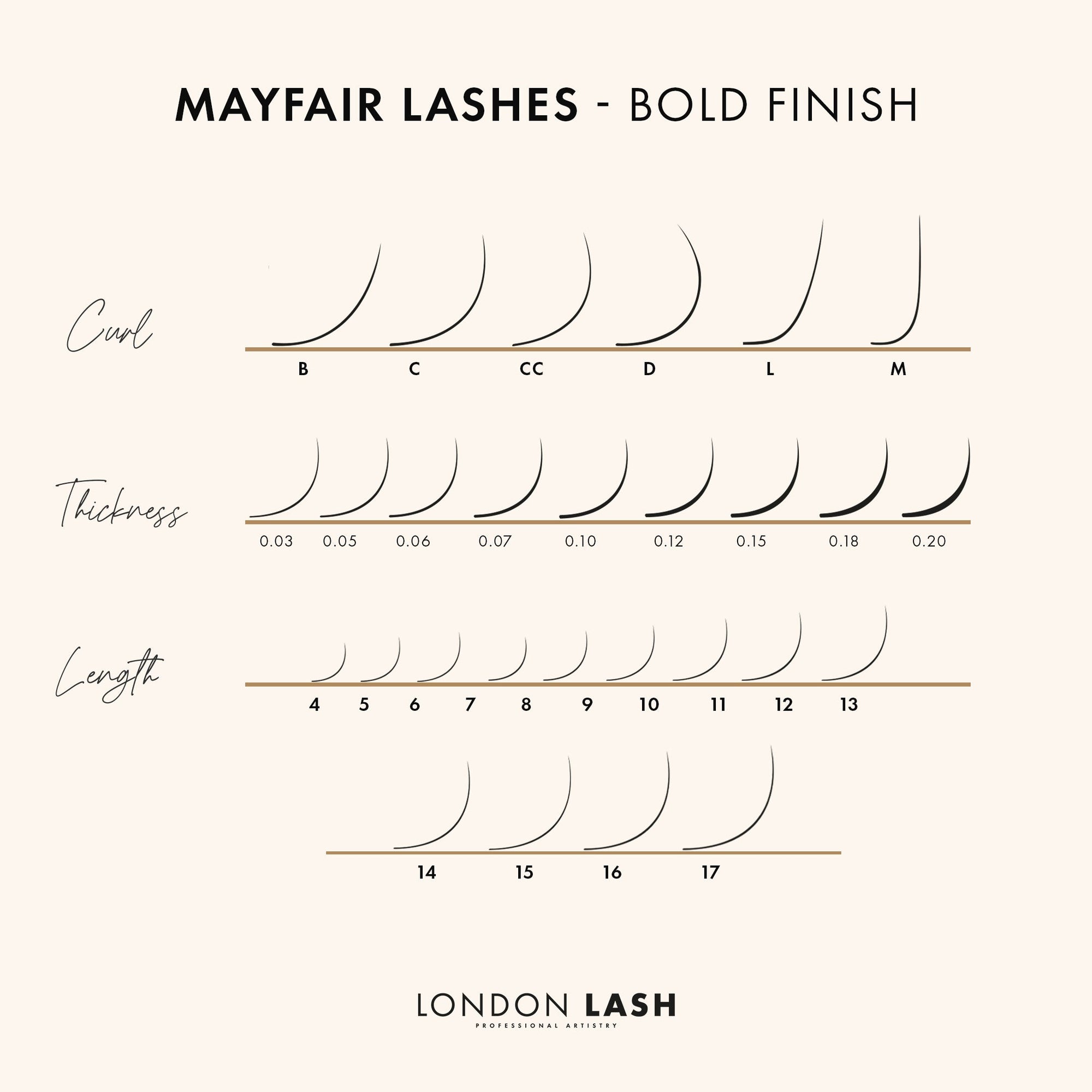 Black Brown Faux Mink Mayfair Lashes 0.07 | Professional Eyelash Extensions at London Lash AU