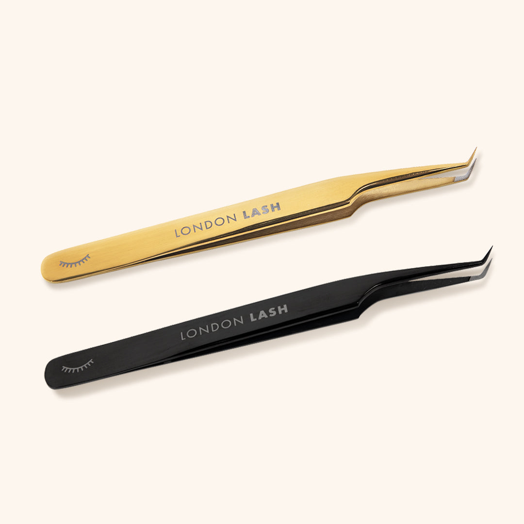 Fiber Tip Long Slim Mega Volume Tweezers, London Lash Australia