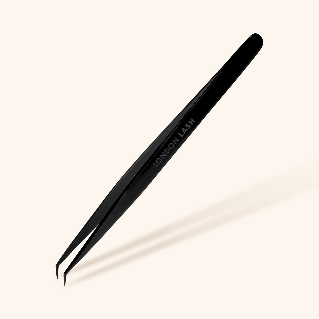 Black Multifunctional Eyelash Extensions Tweezers, London Lash Australia