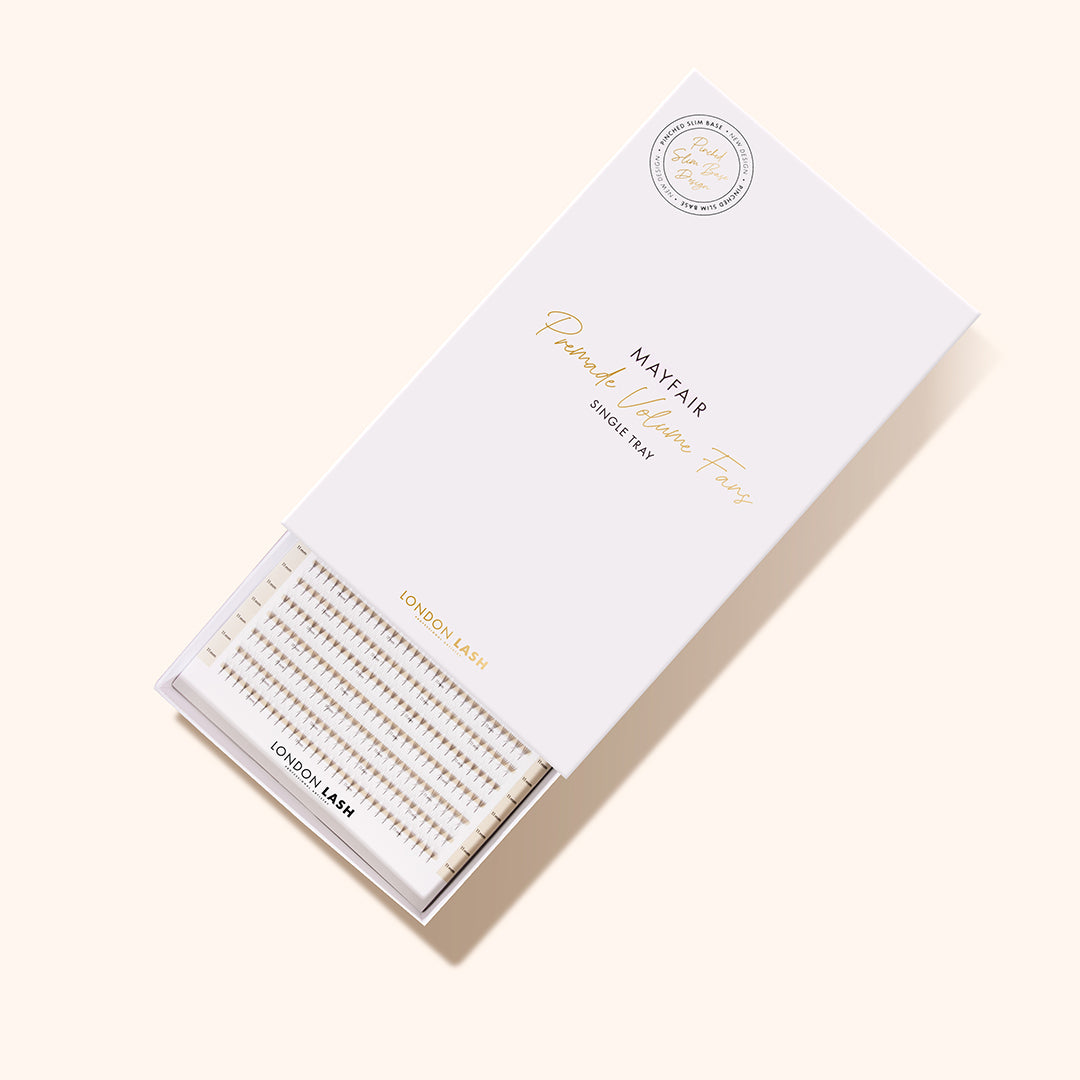 Best Premade Lash Fans Mayfair 4D 0.07 600 fans - Mixed Lengths, Best Premade Eyelash Extensions 