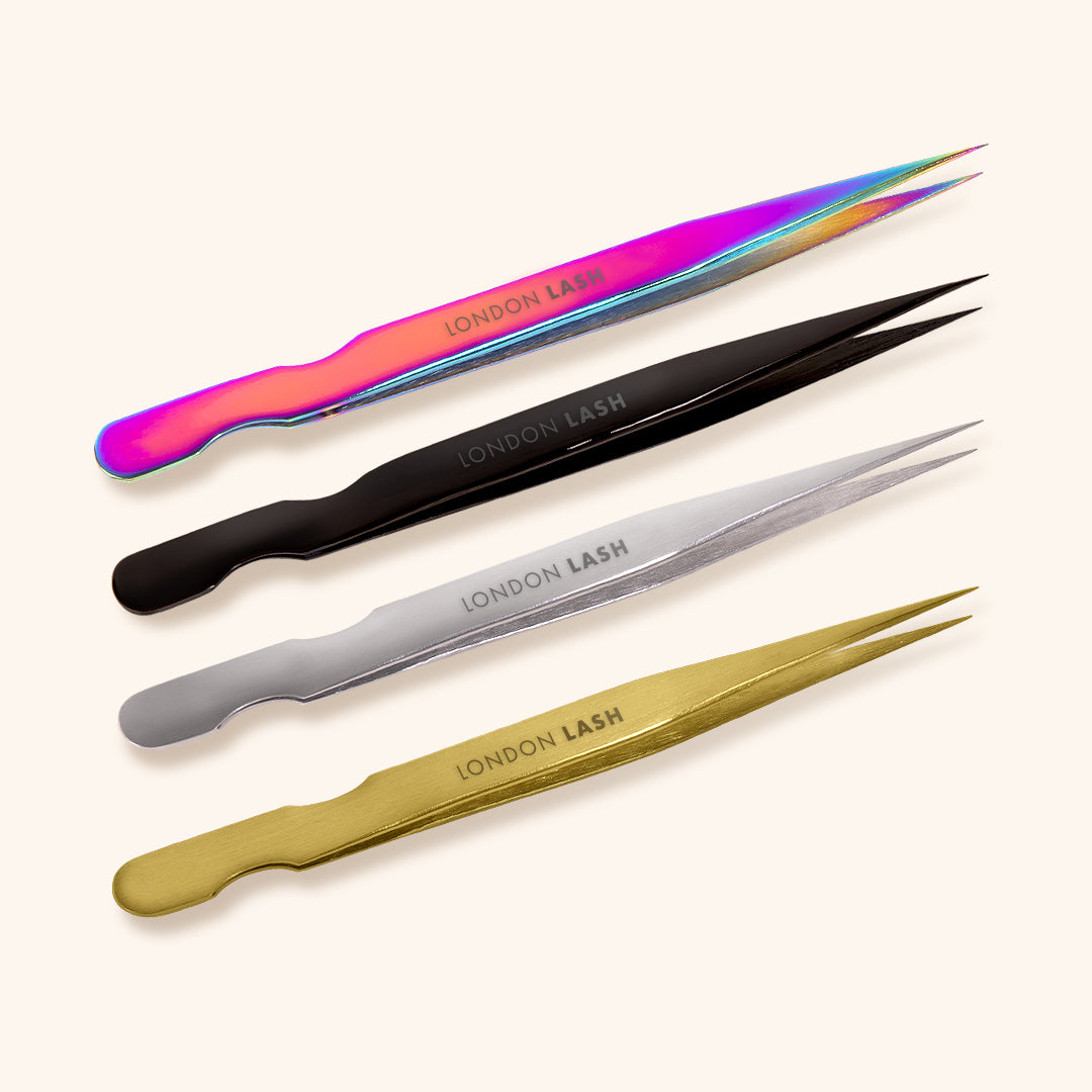 Straight Isolation Eyelash Extensions Tweezers, London Lash Australia